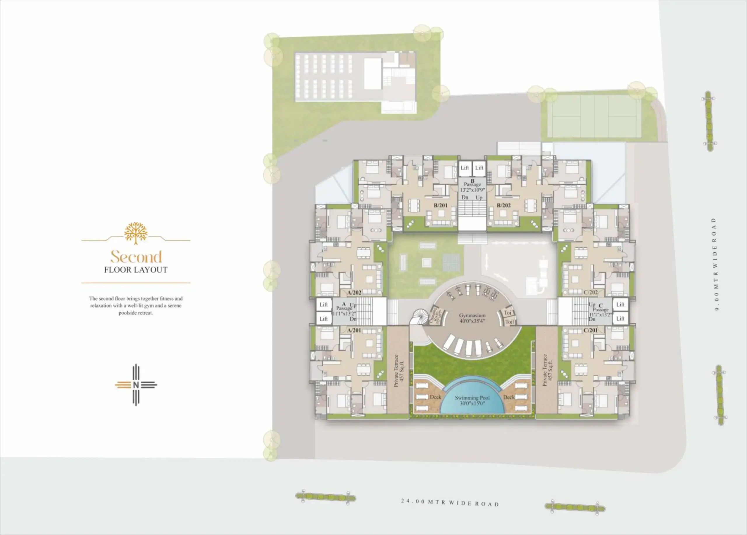 Auro Sharnam Second Floor